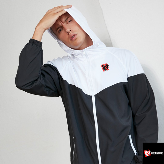 Wicked Mouse Clothing - Men's Two-Tone Tech Wind Runner Jacket